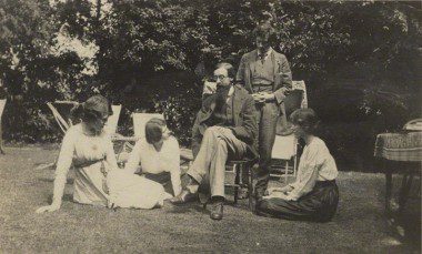 Npg Ax140432; Lady Ottoline Morrell; Maria Huxley (nÈe Nys); Lytton Strachey; Duncan Grant; Vanessa Bell (nÈe Stephen) By Unknown Photographer